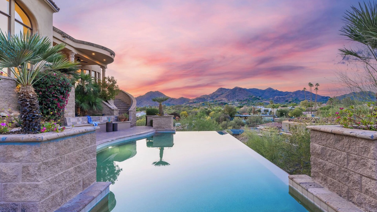 Paradise Valley Villa | SUMMER SALE | $10M Estate w/Iconic Views, Infinity Pool, Home Theater & Style