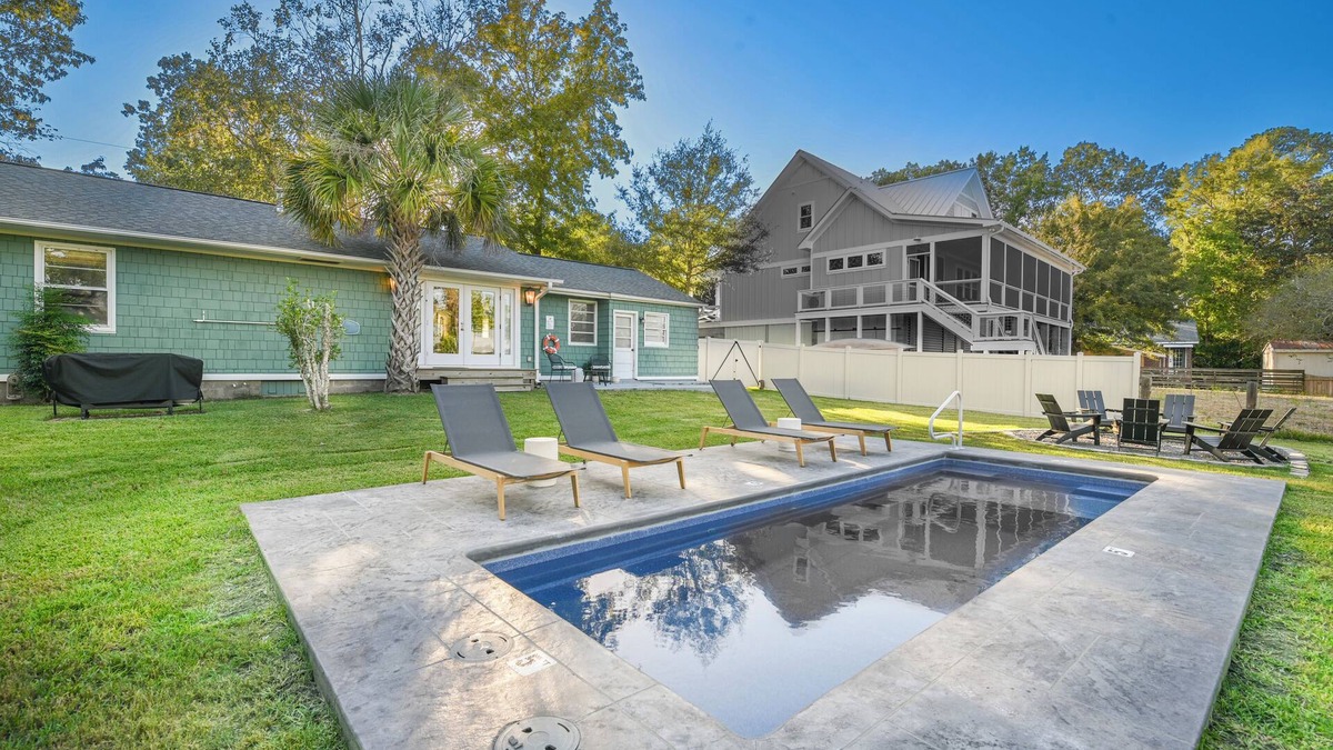 Hanahan House | Summer Sale! 3BR Marsh & River view home with private pool