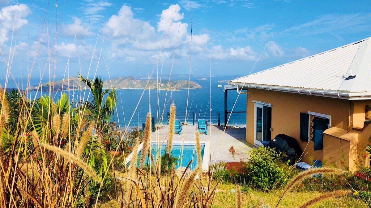 Johnson Bay Villa | Sun, Moon & Stars Villa - Huge Views, Hot Tub, Solar Heated Pool & Tesla Battery