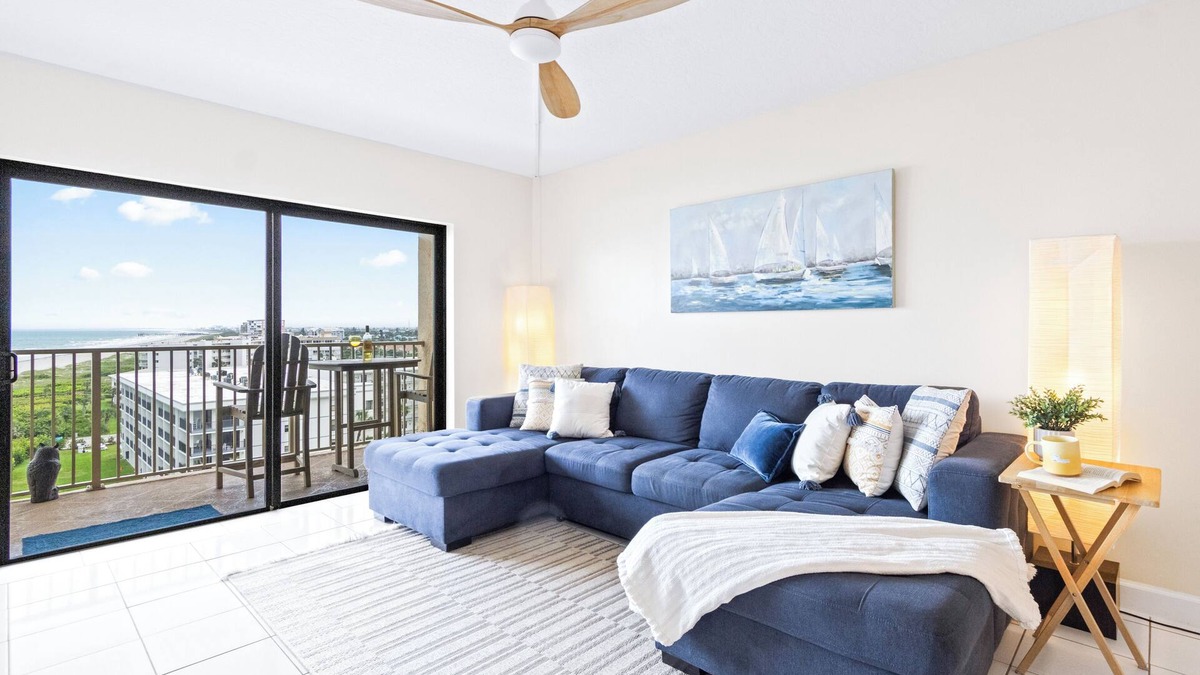 Port Canaveral Condo | Sun & Sand Oasis Beachfront Condo w/Island Kitchen & Views
