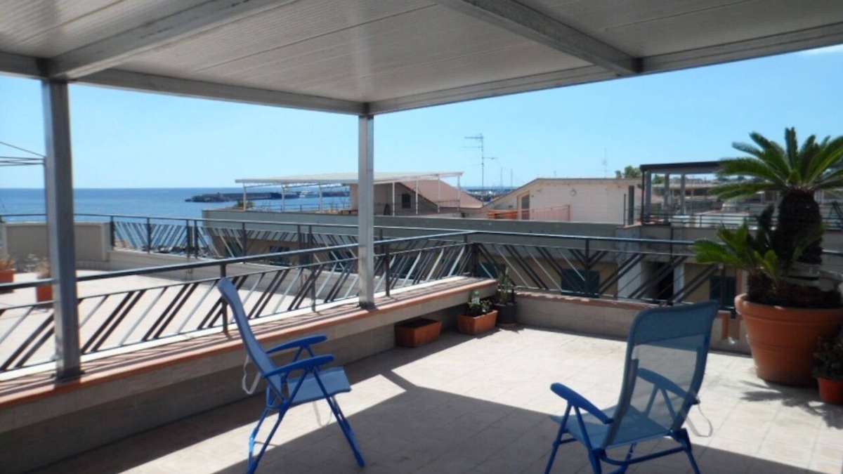 Sant'Anna Apartment | SUN - SEA - MOUNTAIN SEA FRONT, WITH TERRACE, VIEW VOLCANO ETNA - TAORMINA