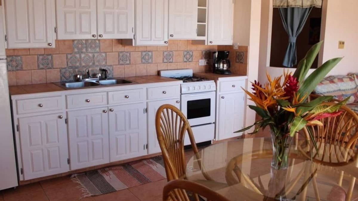 Bonne Terre Apartment | Sun West Villa, Coyaba - Sleeps 4 - with Shared Pool and Caribbean View