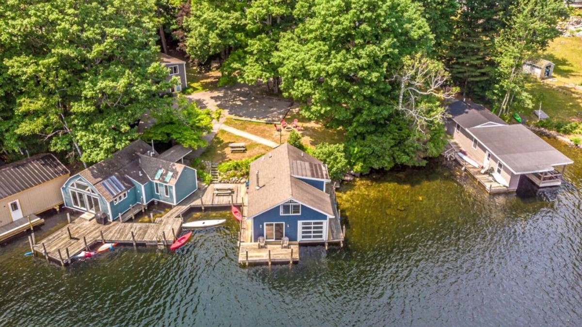 Newbury House | Sunapee Sunset Cottage | Grill | Fire Pit
