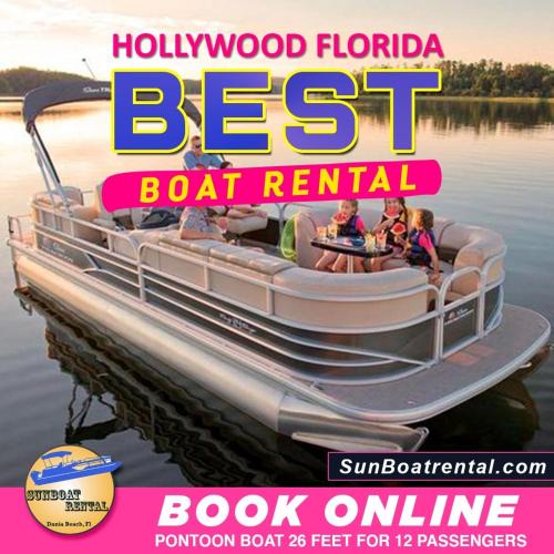 Dania Beach Boat Rental | SunBoat Rental - Pontoon Boat Rental