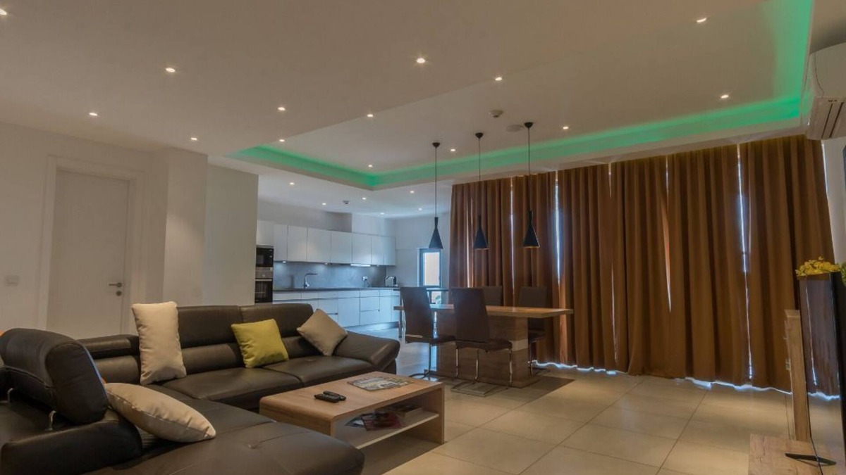 Labadi Apartment | Suncity Luxury 2 bedroom apartment | Rooftop pool & Gym