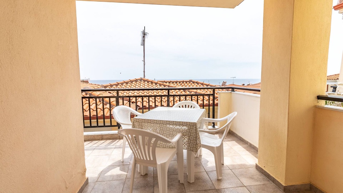 Nea Skioni Apartment | Sunday Mood Family Apartment with Sea View