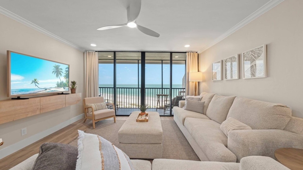 Sanibel Condo | Sundial A408: Direct Gulf Front Views from Top Floor!