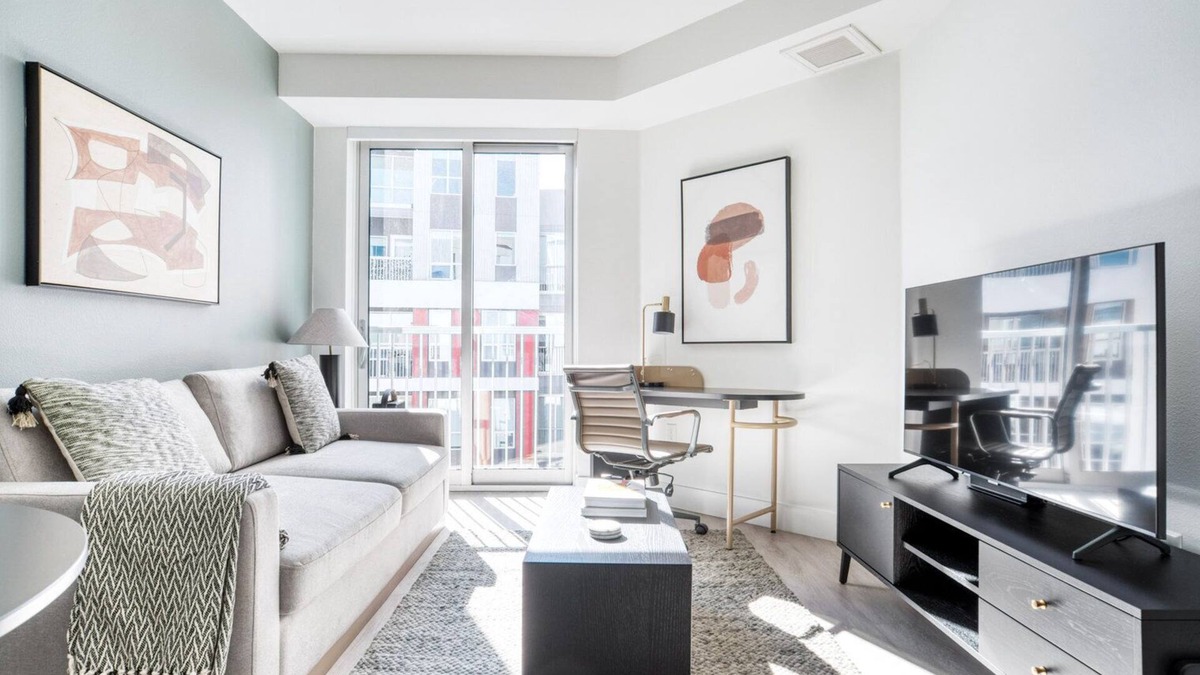 Centennial Apartment | Sunlit Redwood City 1BR w/W/D, Lounge & Gym, nr Caltrain, by Blueground