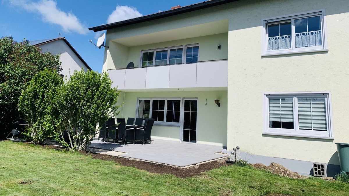 Gebrazhofen Apartment | Sunny modern apartment with a very large terrace, quiet location and mountain view