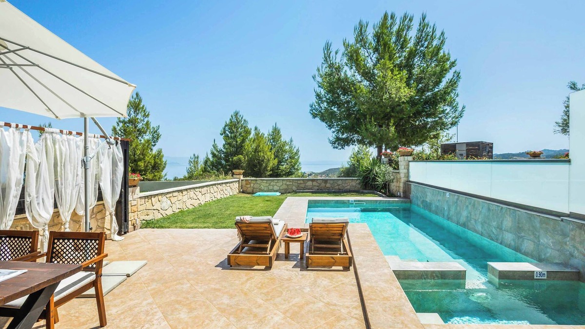 Pallini Villa | Sunny Spa Villa - One Bedroom Villa, Sleeps 2