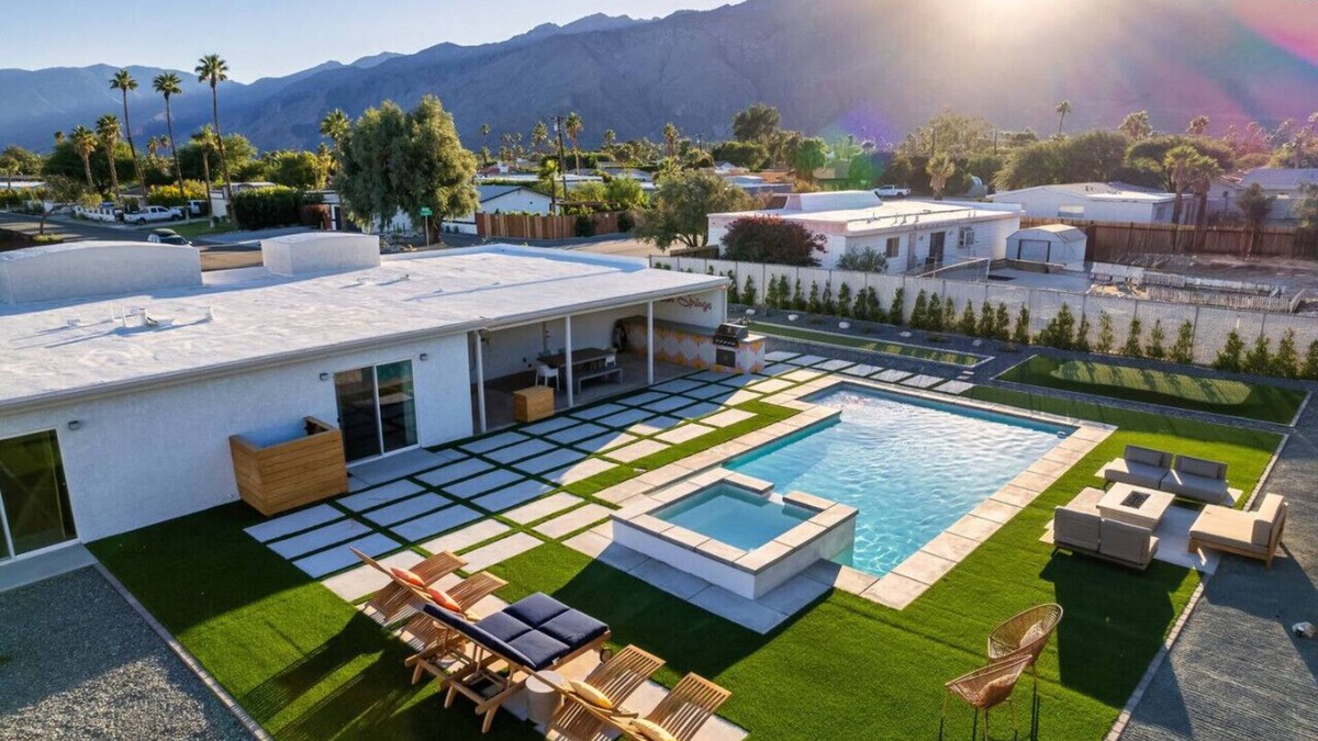 Desert Park Estates House | Sunny Vista | Pool + Spa w/Mountain Views