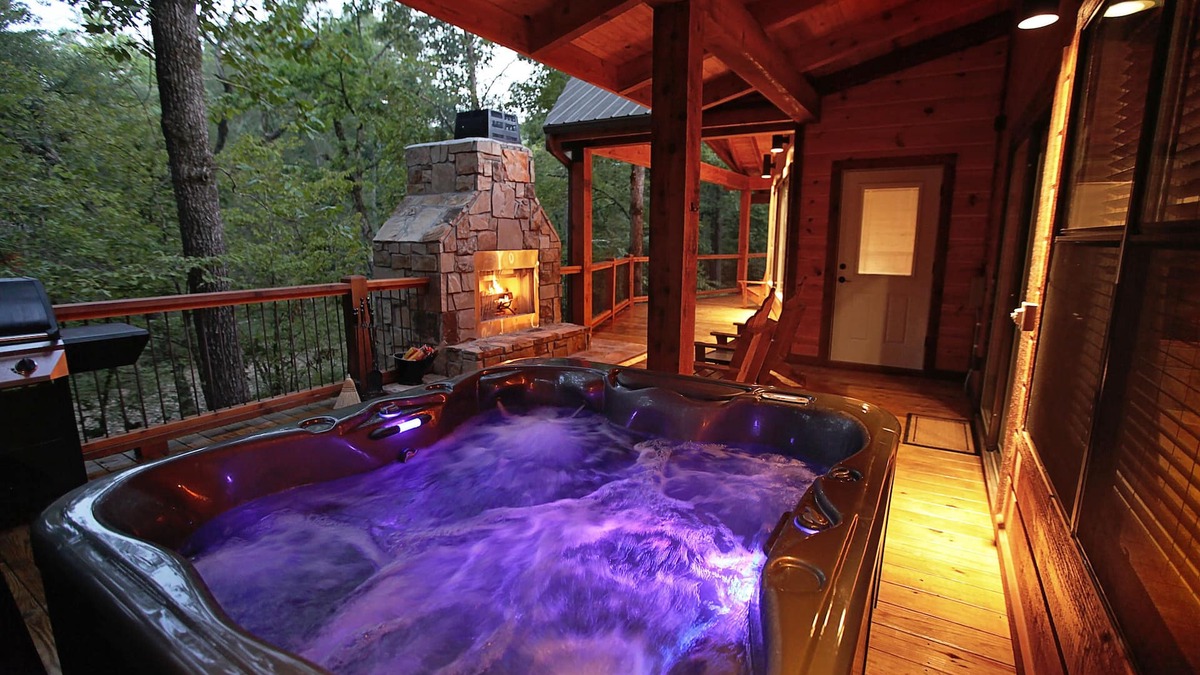 Broken Bow Cabin | Sunset Creek Spa - 💨Wet Steam Spa 🌿Aromatherapy ✨Upscale Relaxation