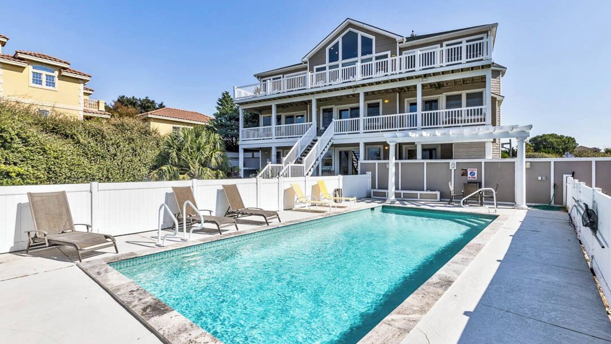 Carolina Dunes House | Sunset Retreat | 1900 ft from the beach | Private Pool, Hot Tub | Duck