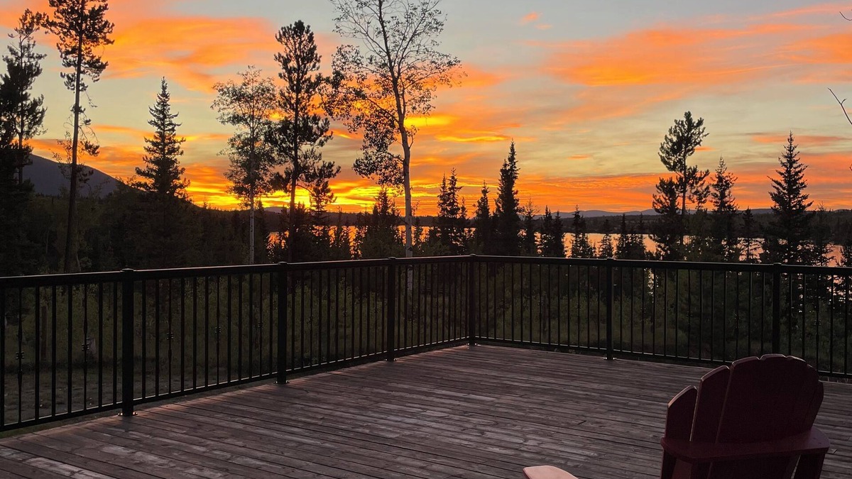 Clinton Cabin | Sunset Ridge on Big Bar Lake. Private, pet friendly 10 acre lakefront getaway!