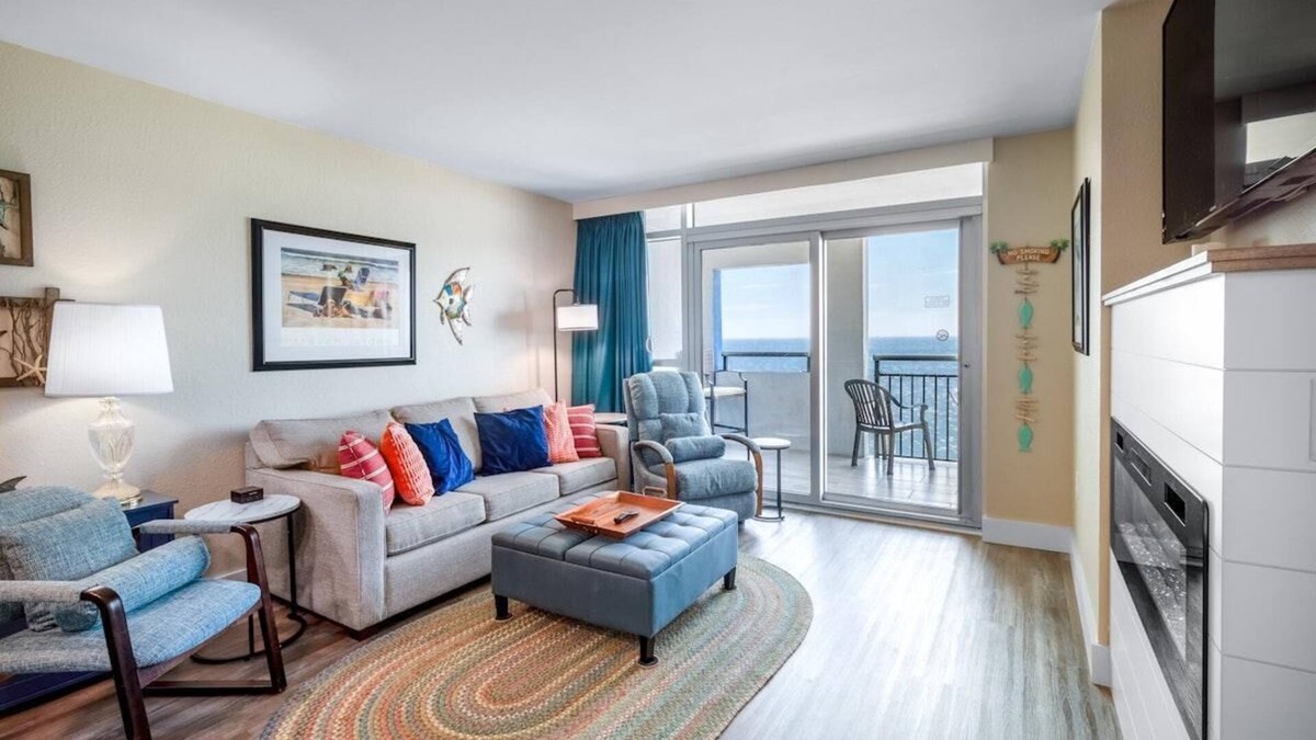 Downtown Myrtle Beach Condo | Sunset Shores 2BR OF with Balcony