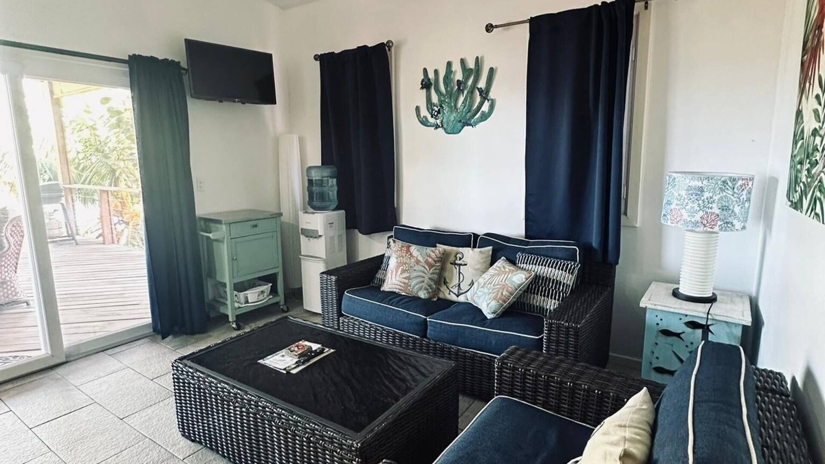 Sandy Bay Hotel | Sunset View Condo @ The Blue Bahia Resort in Sandy Bay