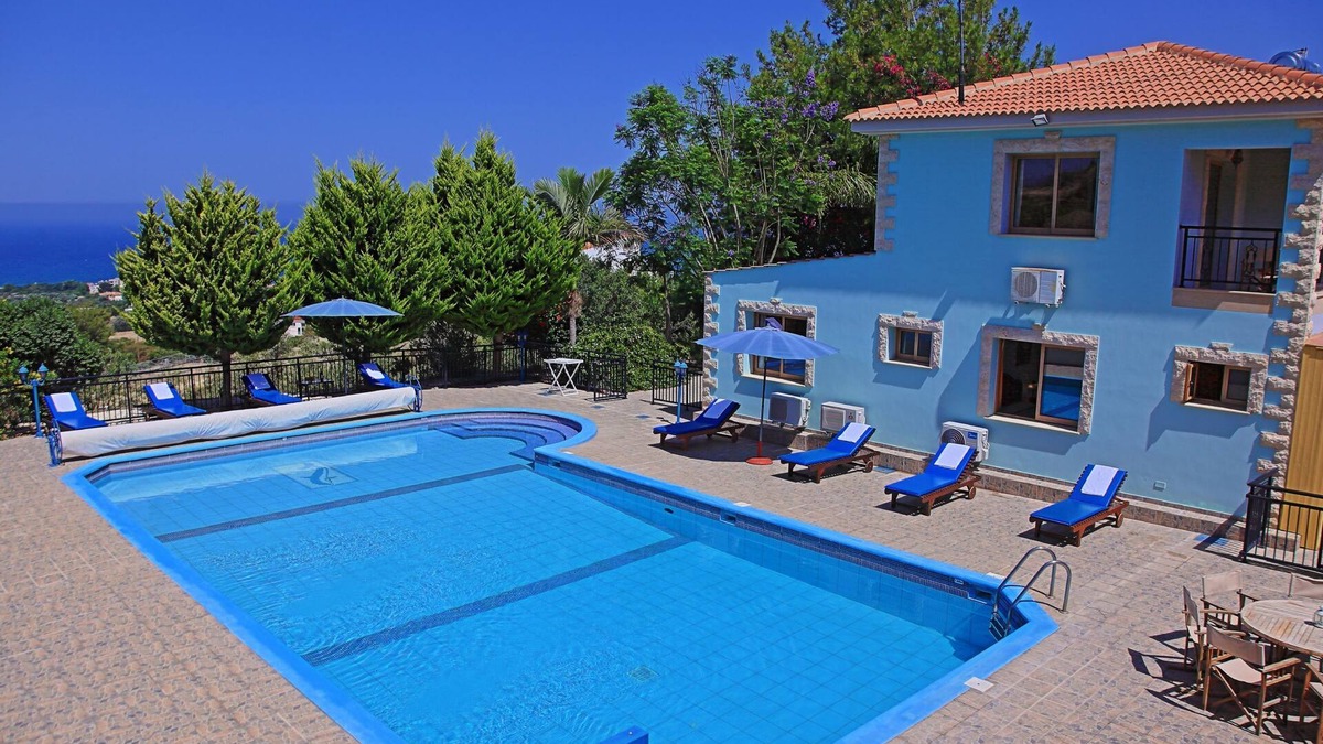 Ayia Marina Chrysochous Villa | Sunset views, Air- conditioned, huge pool, private parking