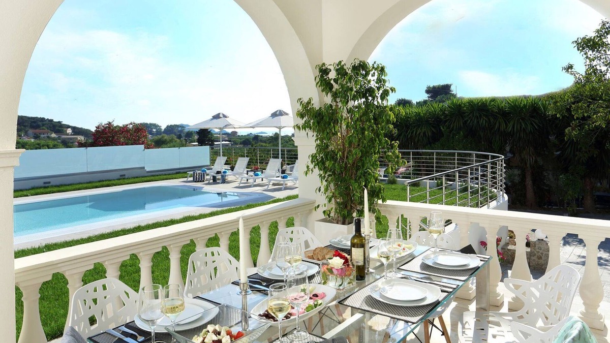 Saoulatika Villa | Super Luxury Corfu Villa | Villa Vozos | Private Pool | 5 BDR | Afionas