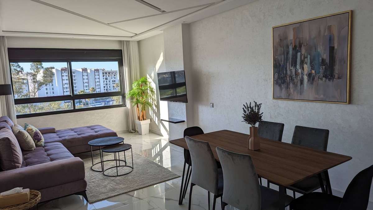 Malabata Apartment | Superb 2BR & 2BA with Seaview in the heart of Tangier