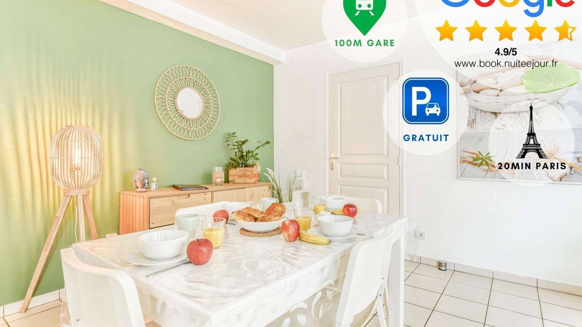 Saint-Cyr-l'Ecole Apartment | Superb 45m2 apartment fully equipped