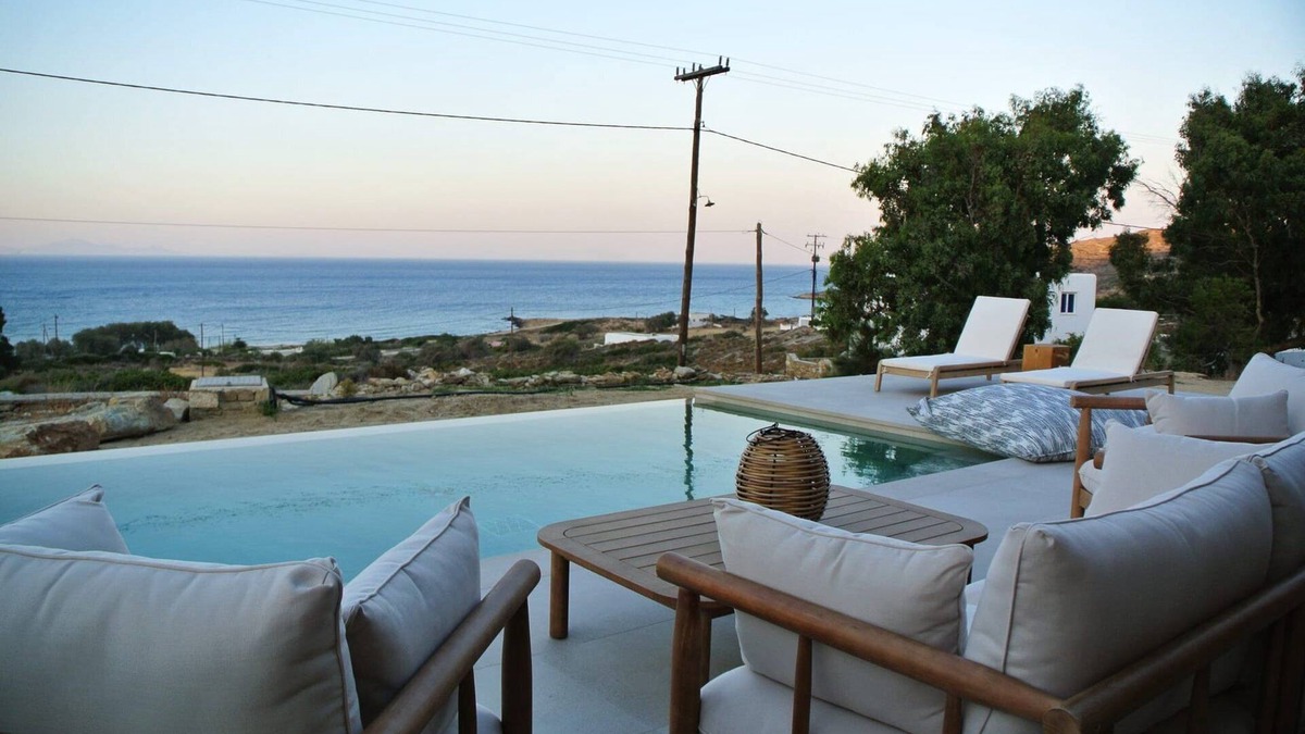Psathi Villa | Superb Ios Villa | Villa Kyma | 1 Bedroom | Breathtaking Sea Views | Private.