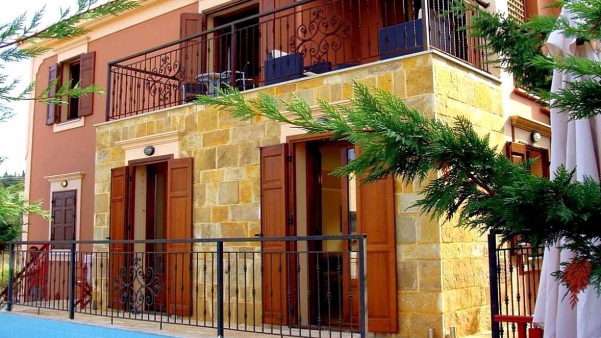 Katsarata Villa | Superb Traditional Villa "Asteri" - Private Pool & Ocean View near Fiskardo