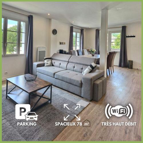 Gerde Apartment | Superbe, T3 spacieux 78 m2, Neuf, Parking, Balcon