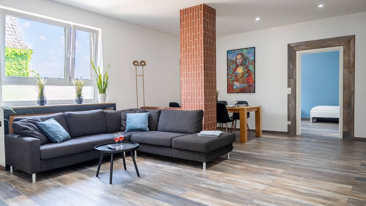Habinghorst Apartment | Superior Apartment 2 - 9 Personen Küche TV