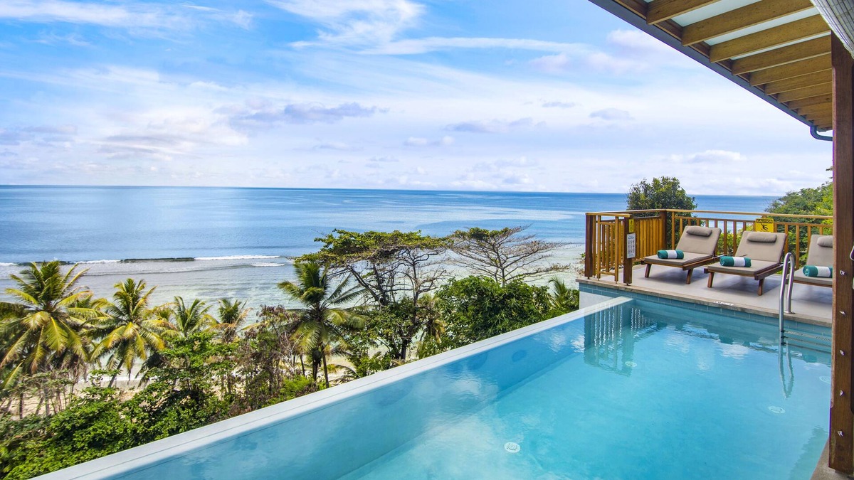 Mahe Island Ski Chalet | Superior Chalet, 2 Bedrooms, Private Pool, Ocean View