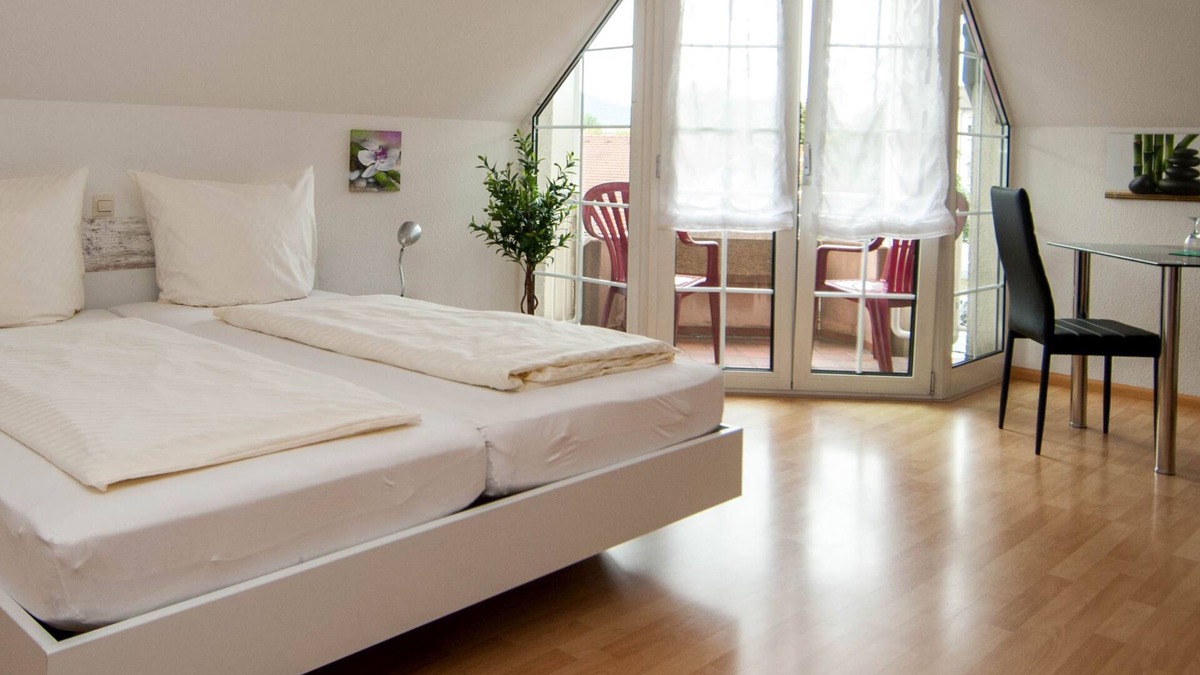 Bad Saeckingen Apartment | Superior double room with shower and WC