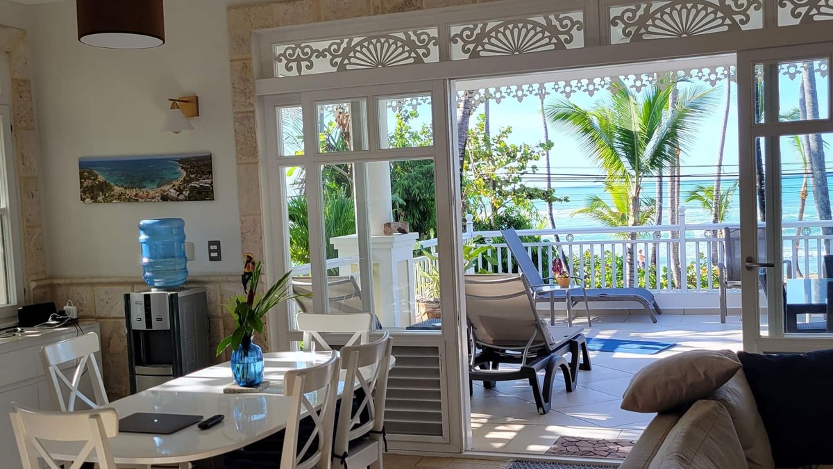 Las Terrenas Apartment | Superior Oceanfront Condo - Walk to the Very Best of Las Terrenas - See Reviews!