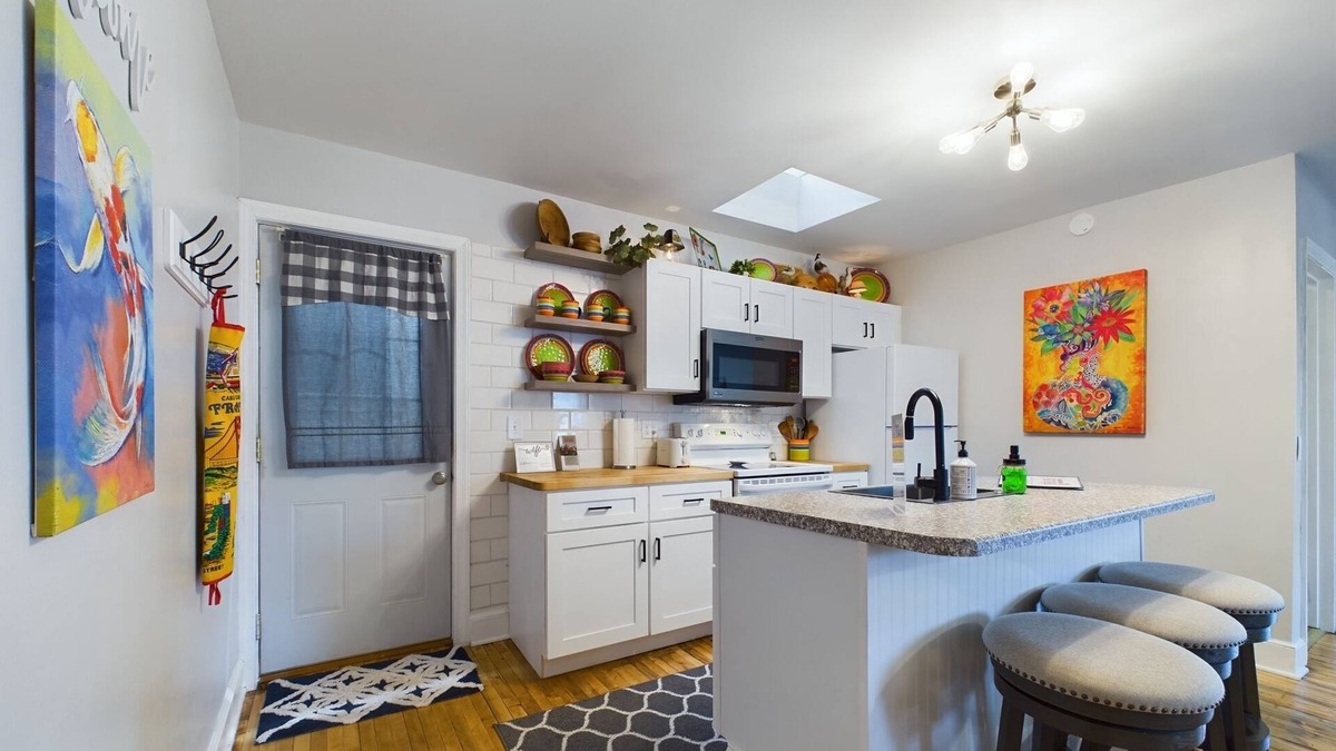 Munising Apartment | Superior Street Rental #1 Downtown Munising, 2023 Remodel
