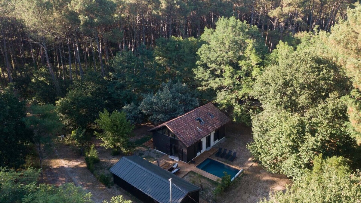 Vielle-Saint-Girons House | Surf shelter - House + annex - in the forest