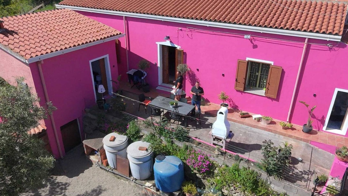 Torpe House | Svens-Chalet Budoni for 8 persons sea view, garden, 2 fireplaces, 3 Doubleroom