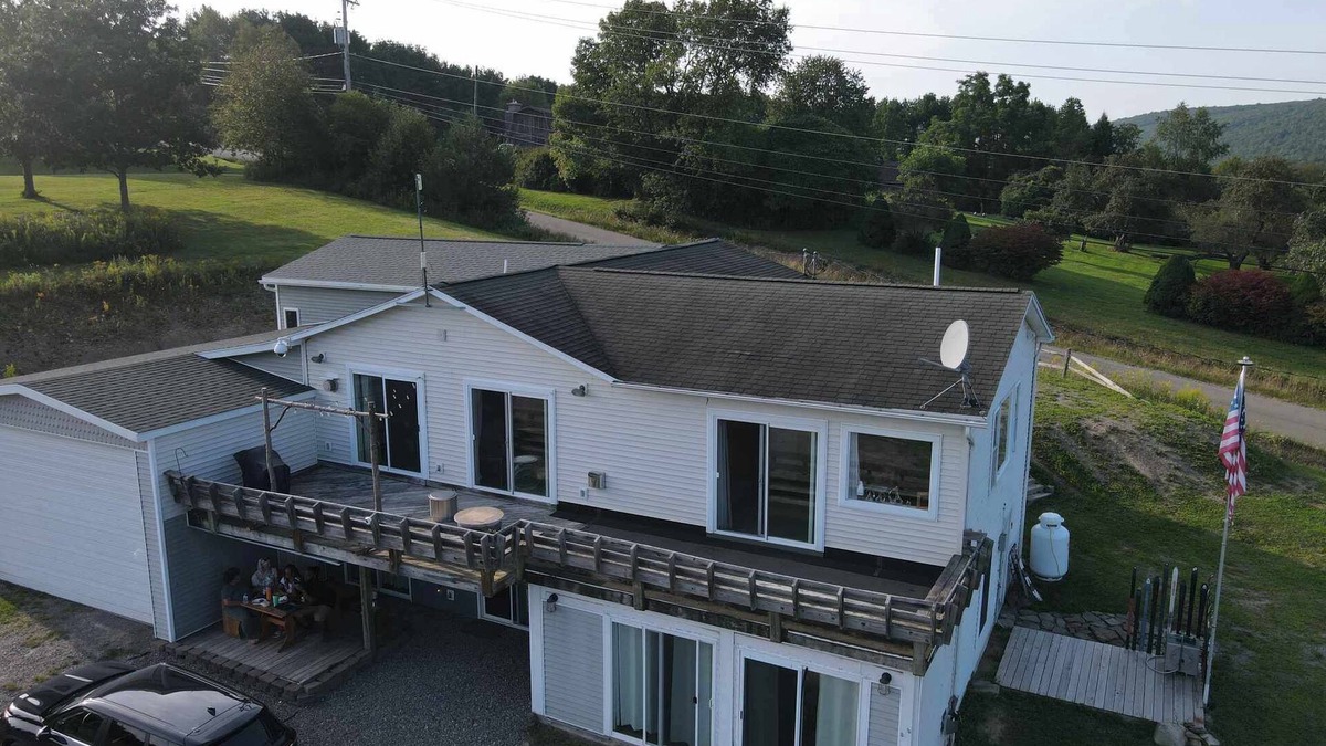 Swain Apartment | Swain Hill Hideaway offers beautiful ski area view. Accommodates 4 guests.
