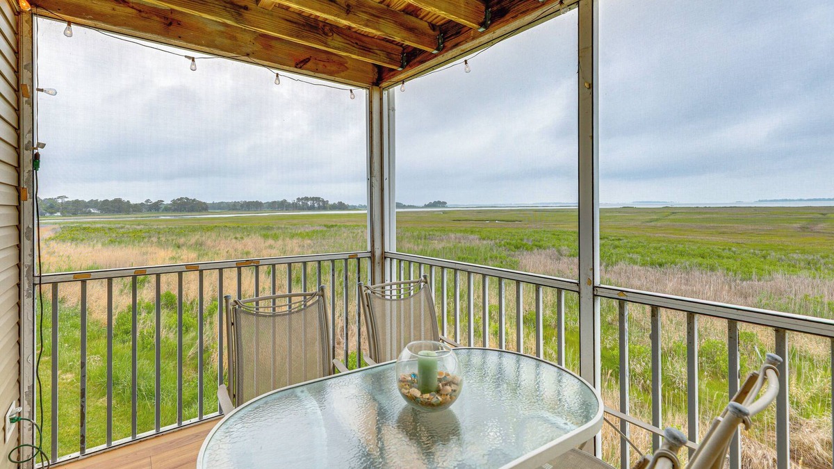 Ocean View Condo | Swim, Boat & Explore: Marsh-Front Gem in Delaware!