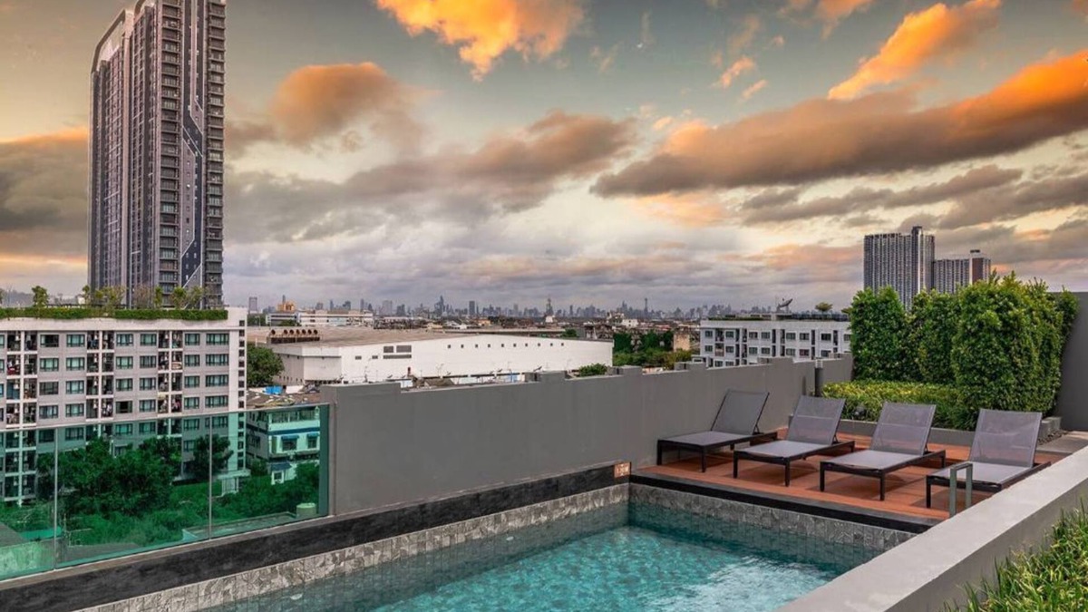Mueang Samut Prakan District Apartment | swimming pool and gym , near BTS PuChao,bkbloft3 - Tambon Thepharak