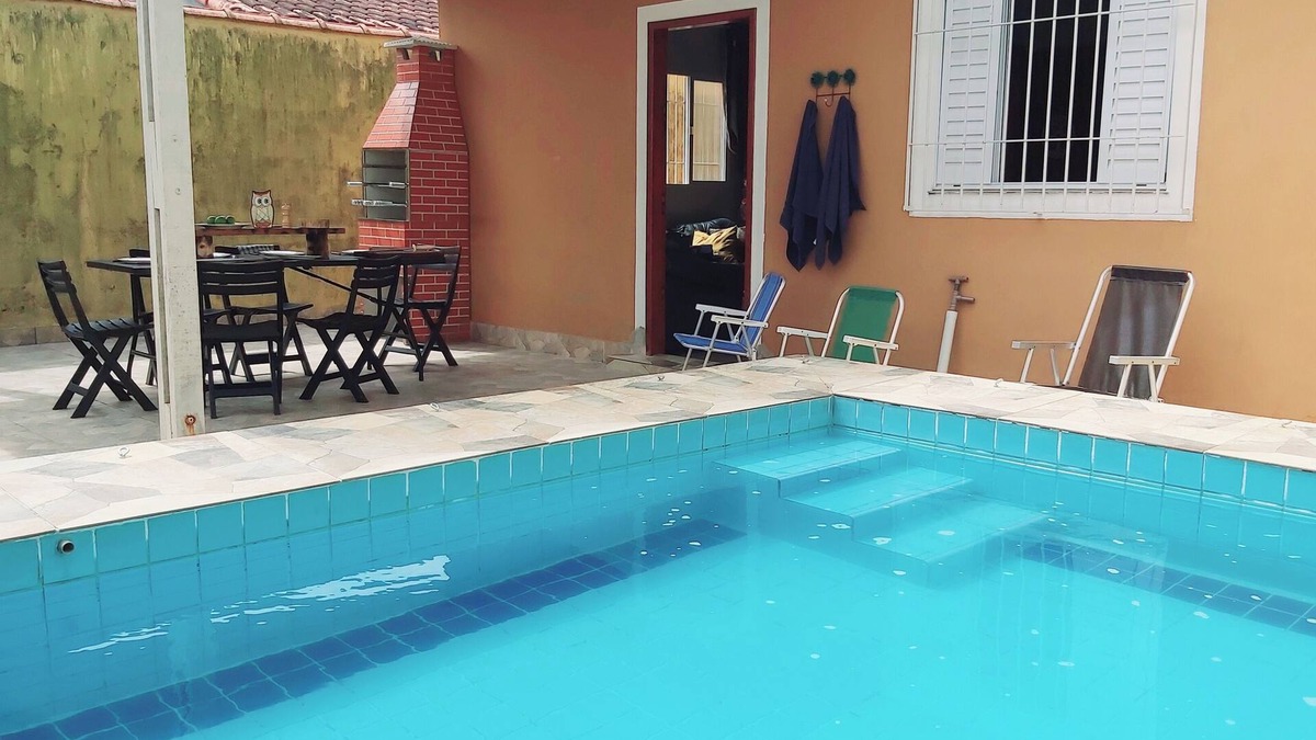 Iguape House | Swimming pool | Barbecue | Gourmet area - Iguape/SP