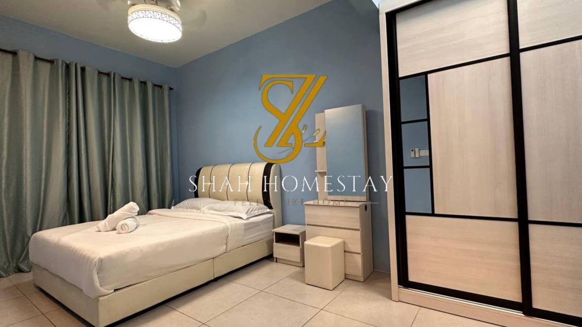 Central Seberang Perai Apartment | SZ Homestay -Comfy 3 bedrooms@Meritus