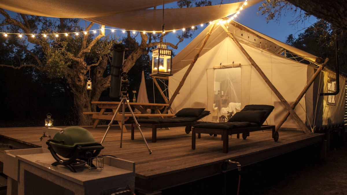 Lizzanello RV Rental | T - Luxury Tent is a new beautiful idea, recently built with all comfort
