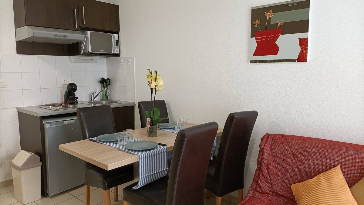 Salies-de-Bearn Apartment | T2 Avec Jardinet Dans Résidence Avec Piscine E99