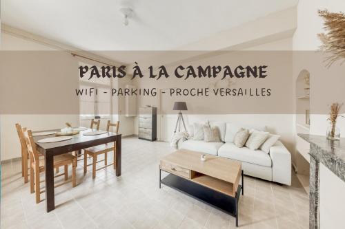 La Queue-les-Yvelines Apartment | T2 calme avec Parking privé - 20 min Versailles - Paris à la campagne