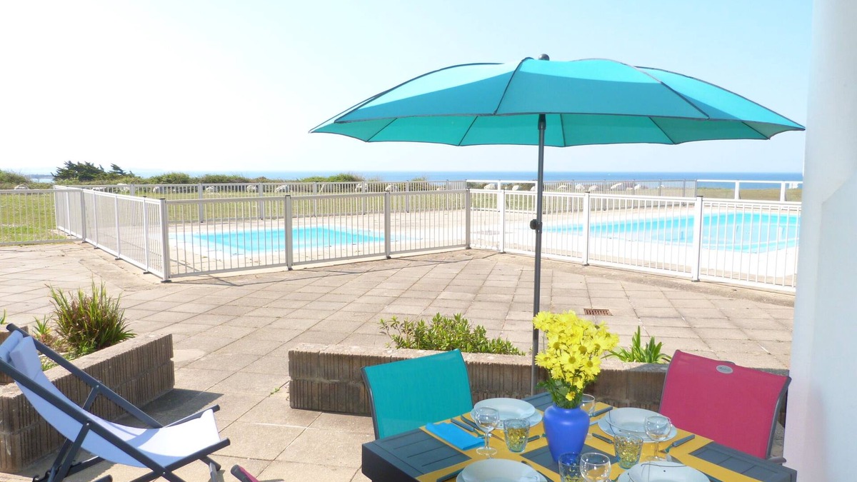 Guidel Apartment | T2 classified 3*, OCEAN FACING, TENNIS AND SWIMMINGPOOL