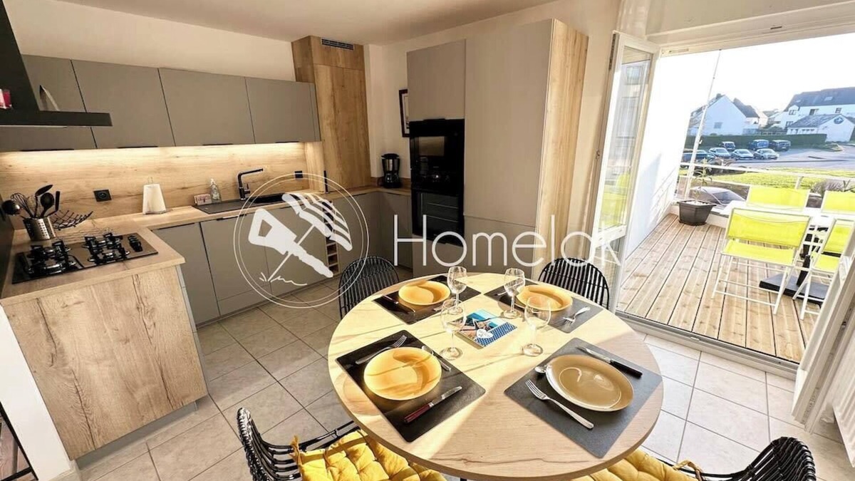 Larmor-Plage Apartment | T2 Hyper Cocon – Terrasses - Parking