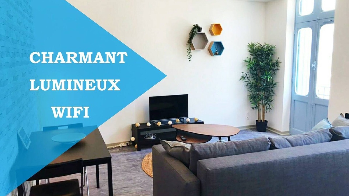 Valence Apartment | T2 LES ARCADES ★ PLEIN CENTER ★ LUMINEUX ★ WIFI