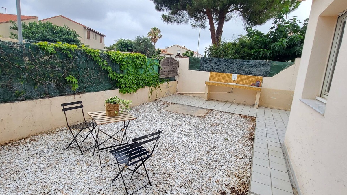 Cabestany Apartment | T2 Lumineux et Climatisé Avec Jardin de 30 m2 et Stationnement