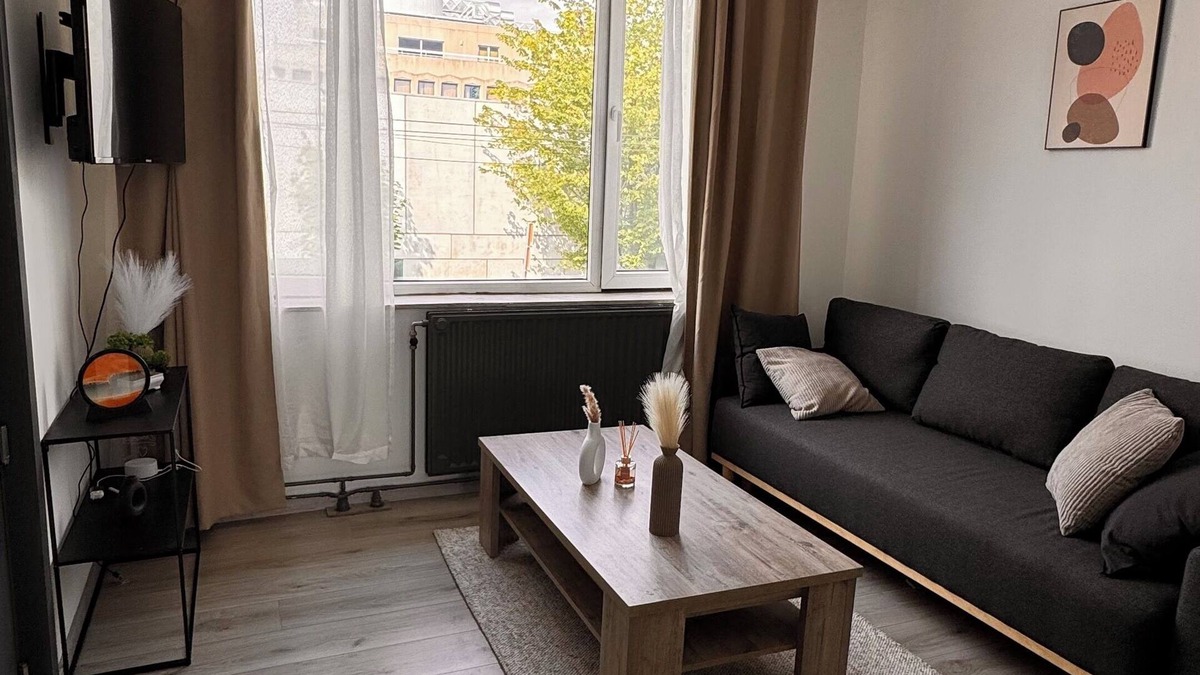 Sint-Jans-Molenbeek Apartment | T2 New Quiet central neighborhood and transportation in front