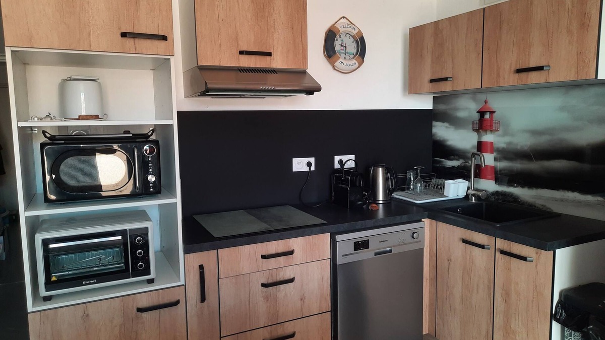 Le Barcares Apartment | T2 on the port, terrace, private parking and orange fiber
