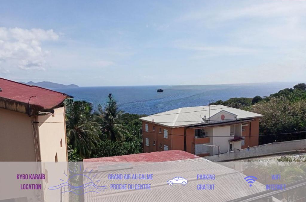 Schoelcher Apartment | T3 Bel Enclos SCHOELCHER Kybo Karaib Location Vue mer Calme