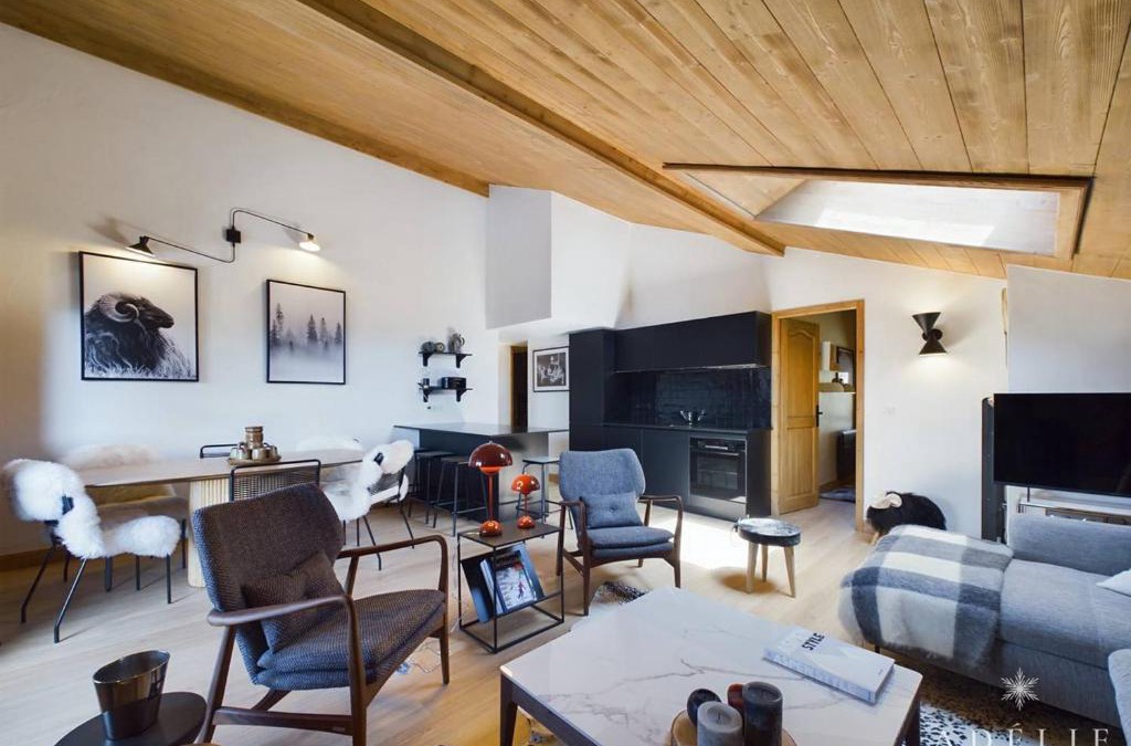 La Rosiere Apartment | T4 duplex centre La Rosière, rénové, 8 pers, parking, wifi, proche pistes - FR-1-398-654